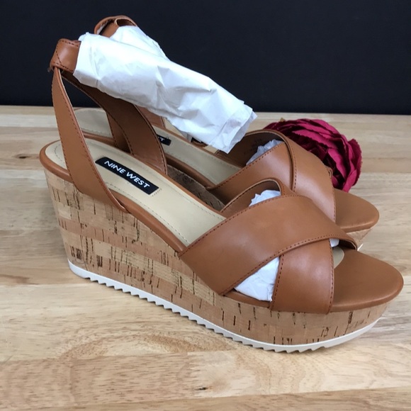 Nine West Dureen Platform Wedge Sandals - Picture 8 of 8